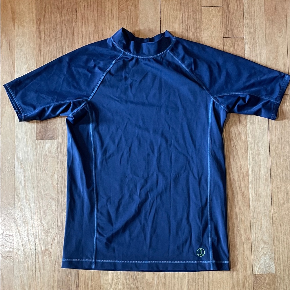 Lands' End Kids Navy Swim Rashguard